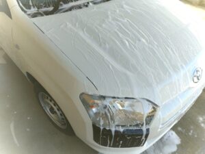 業務車”ピカピカ”ワックス洗車
